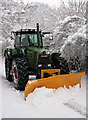 Tractor-cum-snowplough, Four Lanes End in RG25 2RW