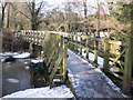 Footbridge, across the mill leat in EX2 6FD