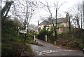 Road junction at the base of Crowcombe Hill in TA4 4AA