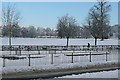 Snowy Prospect Park in RG30 2ND