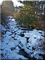 Abhainn Choishleadar in winter in IV51 9PW