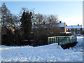 Bridge over the Hermitage connecting Riders Lane to Ellisfield Road in PO9 4RB