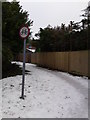 Public Footpath from Bursledon Green Estate to Providence Hill A27 in SO31 8LP