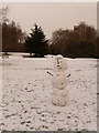 Hyde Park: a snowman in SW1X 7JW