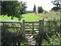 Footpath gate to Aldford in CH3 6JF