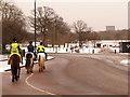 Hyde Park: horse riders pass by in W8 4PR