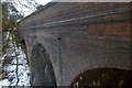 North side of A45 bridge over dismantled railway, Dunchurch in CV23 9LF