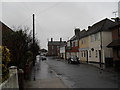 Looking along Angmering Way towards the B2140 in BN16 4JJ