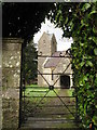 Llansannor church and gate in Penllyn Community
