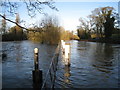 Snow melt at Sonning Lock in RG4 6UR