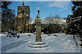 Birlingham church in snow in WR10 3AA