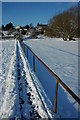 Footbridge over Bow Brook, Defford in WR10 3BZ