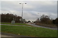 The A57 turn off the roundabout for the M62 in WA8 5AU