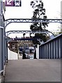 Footbridge across the railway, Bowes Park in N22 5HX