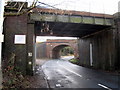Two railway bridges at Mickle Trafford in CH2 4EG