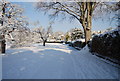 Snow on Calverley Park in TN1 1ST