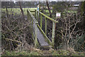 Private footbridge at Clarksons Farm in Barnacre-with-Bonds