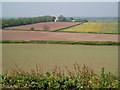 Across the fields to the Mausoleum at Milton in West Markham