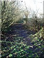 Footpath close to Penns Lane and golf course in B76 1JE
