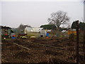 A quiet  day at the allotments. in DN4 6JJ