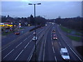 A3 looking north from Coombe Lane flyover in KT2 7EQ