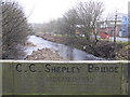 River Tame At Shepley Bridge in SK14 4RF