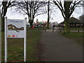 Pedestrian access to Wicksteed Park in NN15 6NY