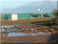 Farm gate with Bio Security sign in EX5 2PA
