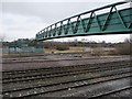 Footbridge over railway tracks, south of Toton yard in NG10 2BT