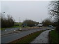 Roundabout in Stewartfield in G74 5EX