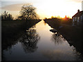 Winter Sun on The Old Bedford River in PE14 9RN