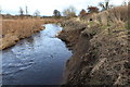 Bankside erosion on the River Almond in EH30 9TW