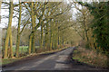 Looking east along Burnthurst Lane near Princethorpe in CV23 9PZ