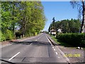 A93 road junction with Golf Course Road in PH10 6QB