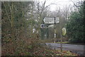 Roadsign, junction of Penshurst Rd & Station Hill in TN11 8HY