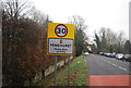 Slow down, entering Penshurst in TN11 8DD