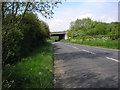 M25 bridge over B2024 (Croydon Road), Westerham in TN16 2DX