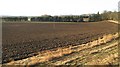 Ploughed field, Baledgarno in PH14 9SH