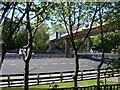 Footbridge over M8 looking towards the southern half of Beech Avenue in G41 5BY