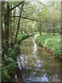 River Bourne by Bonsey's Common, Woking in GU21 4YN