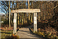 Entrance to Blarbuie Woodland walks in PA31 8RD