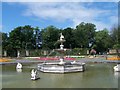 Fountain, Italian Gardens, Stanley Park, Blackpool in FY3 9LW