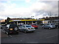 Car park and petrol station at Morrisons in Alloa in FK10 1QQ