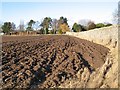 Ploughed field, Benvie in DD2 5LD