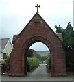 Entrance to Turriff Cemetery in AB53 4PY