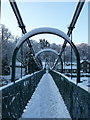Snow on the Suspension Footbridge (1) in PH16 5DZ