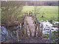 Footbridge on the Eden Valley Walk in TN11 8RY