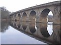 Hexham bridge, reflected in NE46 4JR