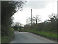 Road to George Nympton from South Molton in EX36 4LB