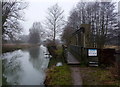 River Gipping at Hawks Mill Lock Sluice in IP6 8BX
